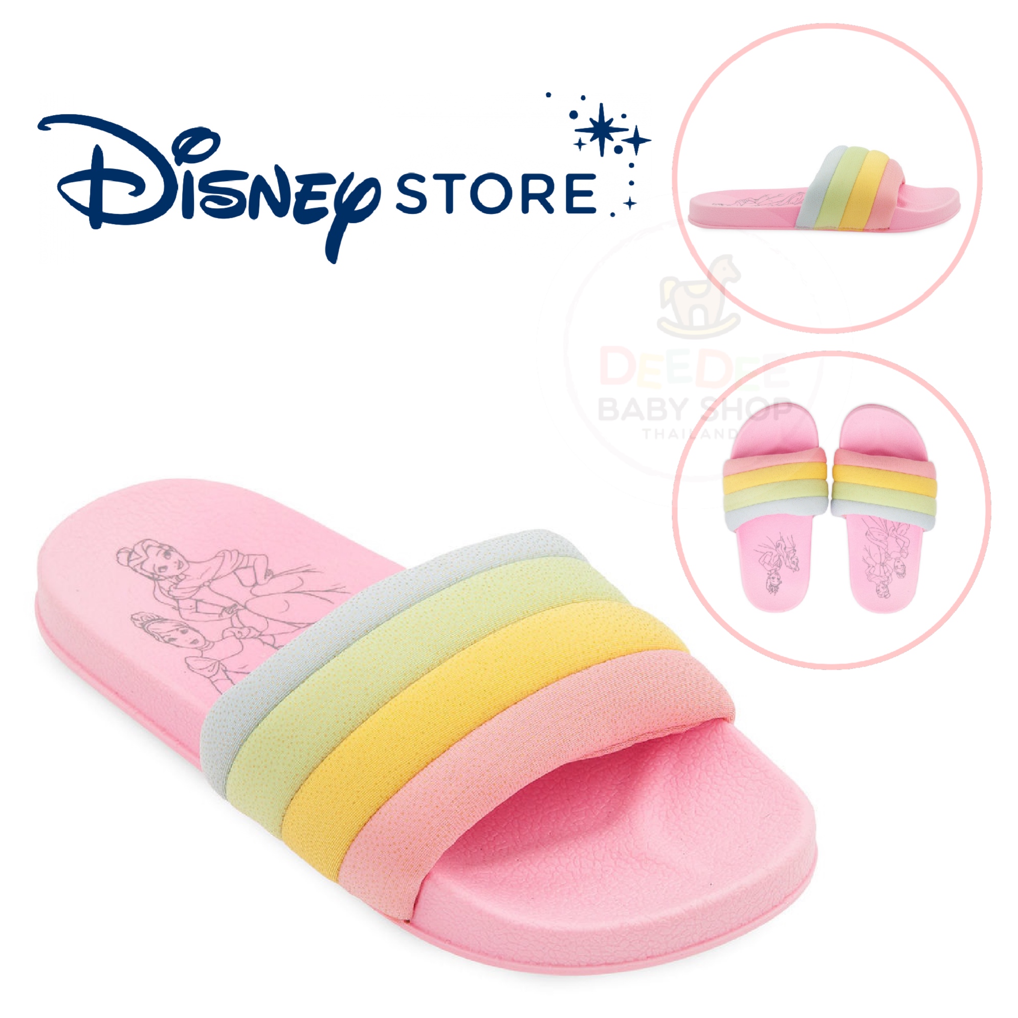 รองเท้าแตะสำหรับเด็ก Disney Princess Slides for Kids