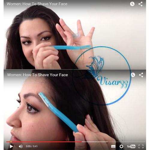 Shiseido Prepare Facial Razor มีดกันคิ้วที่ออกแบบมาให้จับกระชับมือ องศาในการกันเหมาะกับการกันคิ้วให้ได้ทรง ใบมีดคมไม่ต้องออกแรงให้ผิวระคายเคือง