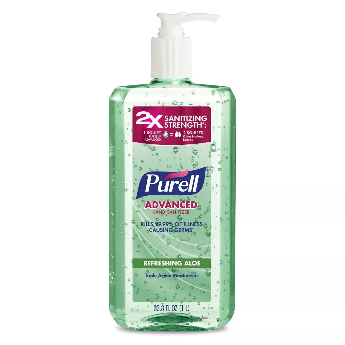 เจลทำความสะอาดมือและกำจัดเชื้อโรค Purell Advanced Hand Sanitizer - Soothing Gel (1L)