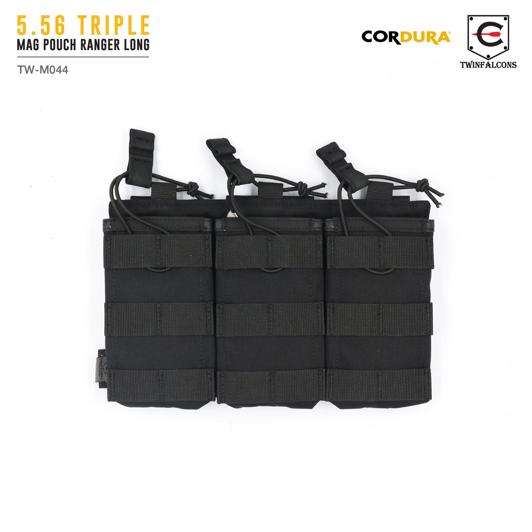 ซองแม็กกาซีน 5.56 Triple Mag Pouch Ranger Long ( Twinfalcons ) [ TW-M044 ] (K0730)