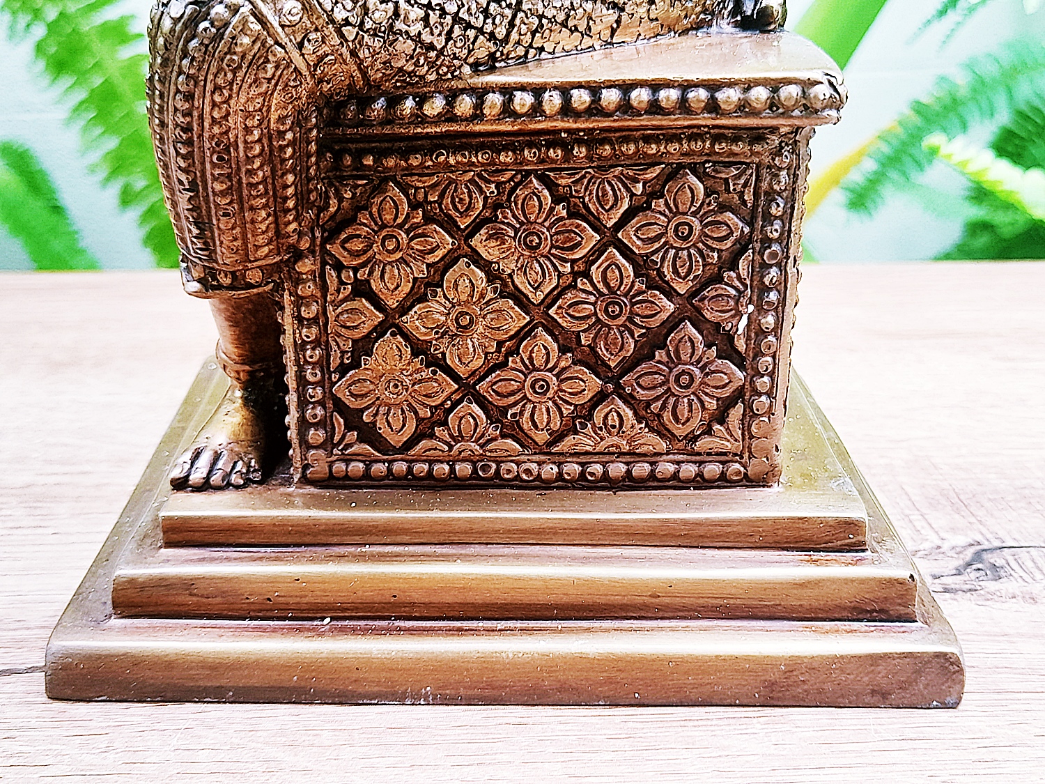 รูปหล่อ พระพรหม รุ่นแรก (ขนาดบูชา หน้าตัก5นิ้ว สูง8นิ้ว) เนื้อทองเหลือง(ผสมมวลสาร) ใต้ฐานบรรจุเกศา ปี2563 #รับประกันแท้ - หลวงพ่อบ๊ะ วัดโพธิ์ลังกา