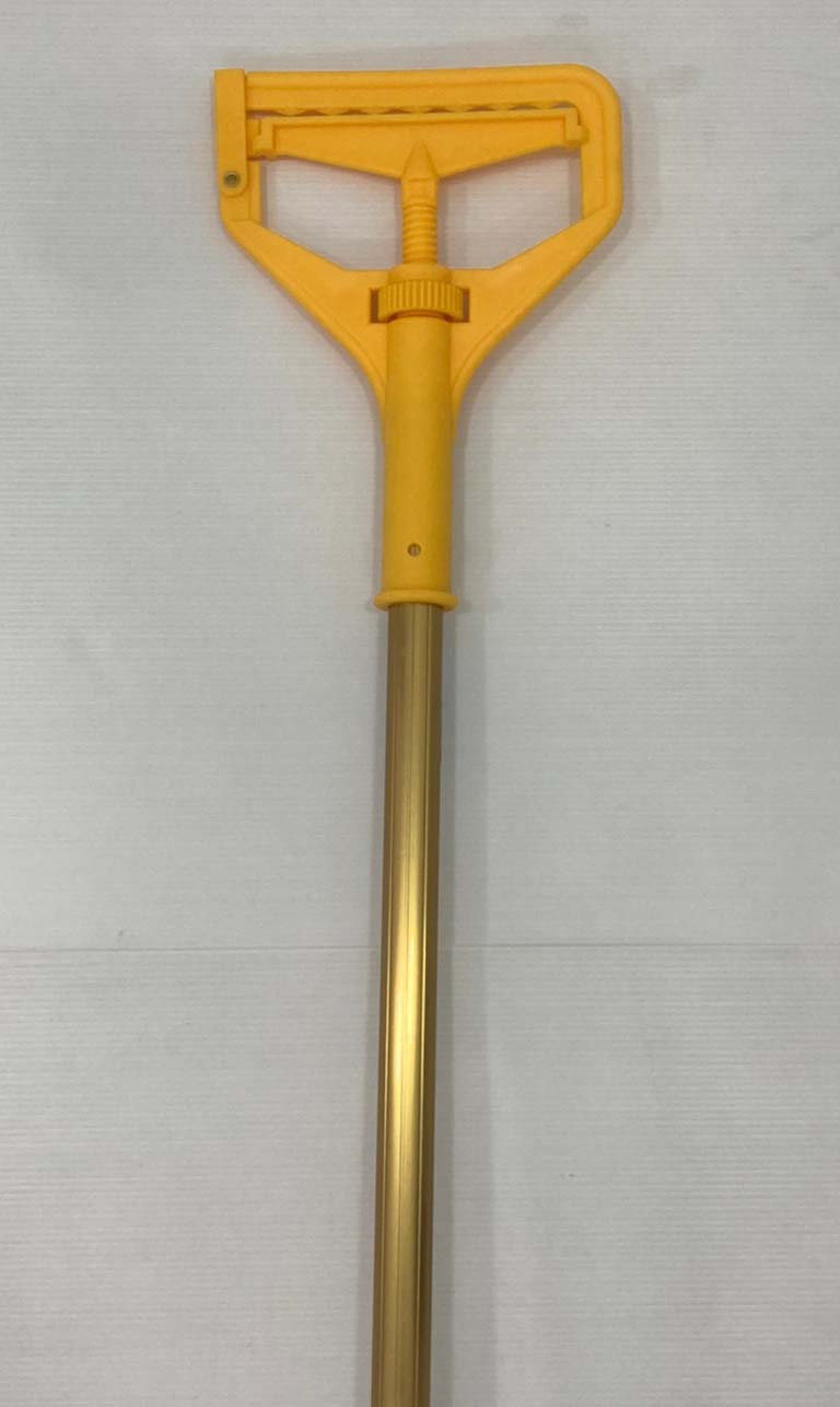 หัวไม้ถูพื้นพลาสติกหัวเกลียว 8 นิ้ว สีเหลือง