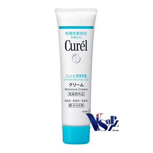 Curel Intensive Moisture Care Moisture Cream 35g ครีมบำรุงให้ความชุ่มขื้นผิวหน้าและผิวกาย สูตรอ่อนโยน ส่วนผสมของเซราไมด์และสารสกัดจากยูคาลิปตัส ซึมลึกเข้าสู่ภายในผิว ผิวรู้สึกนุ่ม ยืดหยุ่น ชุ่มชื้นจากภายใน