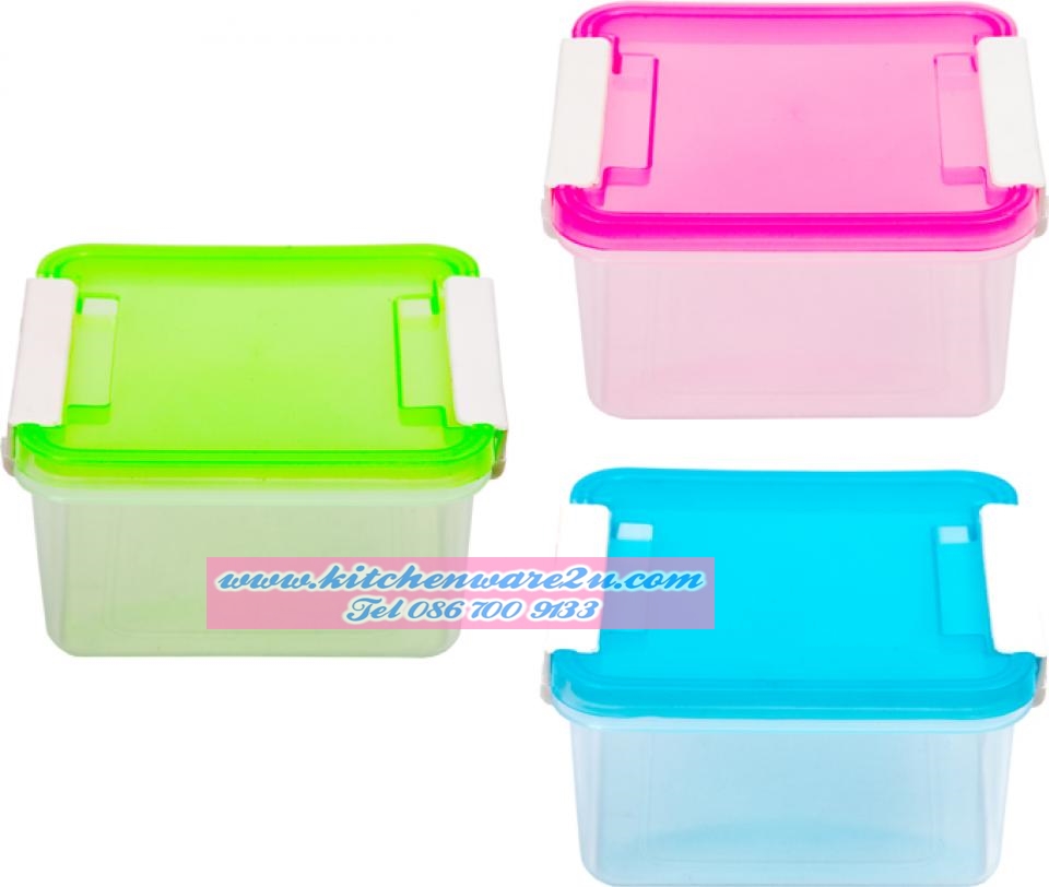 P07200 กล่องสมาร์ท ล็อค 2 ข้าง (12*12*6 cm) No.9804 ราคาส่งต่อ 1 โหล: 12 ใบ