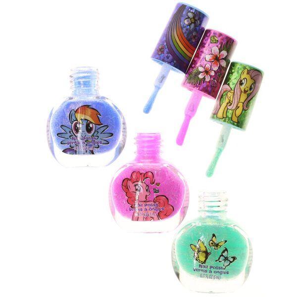 ชุดสีทาเล็บปลอดสารพิษสำหรับเด็ก TownleyGirl My Little Pony 18-Pack Nail Set
