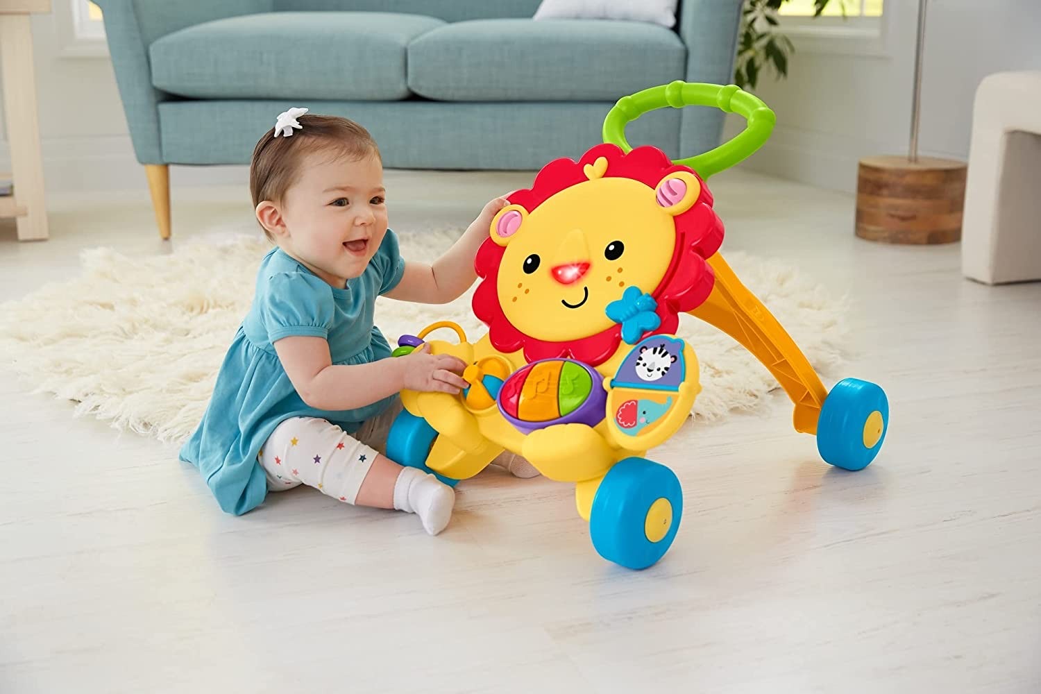 รถผลักเดินเสริมพัฒนาการสำหรับเด็ก Fisher-Price Musical Lion Walker