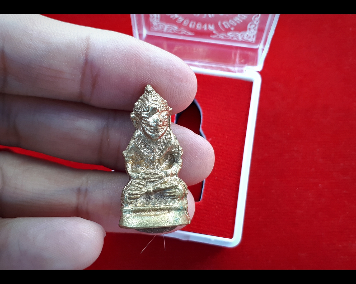 หนุมาน หลวงพ่อกวย วัดโฆสิตาราม(วัดบ้านแค) (ย้อนยุค ฐานอุดเส้นผมเกศาของหลวงพ่อกวย) มนต์พระกาฬ ชินบัญชร(วิชามหาสะท้อน) ปี2559 #รับประกันแท้ - (หลวงปู่เกลี้ยง วัดเนินสุทธาวาส อฐิษฐานจิตปลุกเสกเดี่ยวเพิ่มเติมให้)