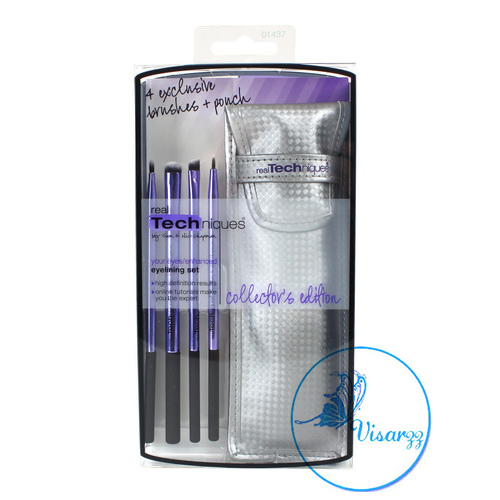 Real Techniques Collector's Edition Eyeliner Set ชุดแปรงแต่งตา Limited ปรับให้เหมาะสมยิ่งขึ้น พร้อมกระเป๋าแบบใหม่