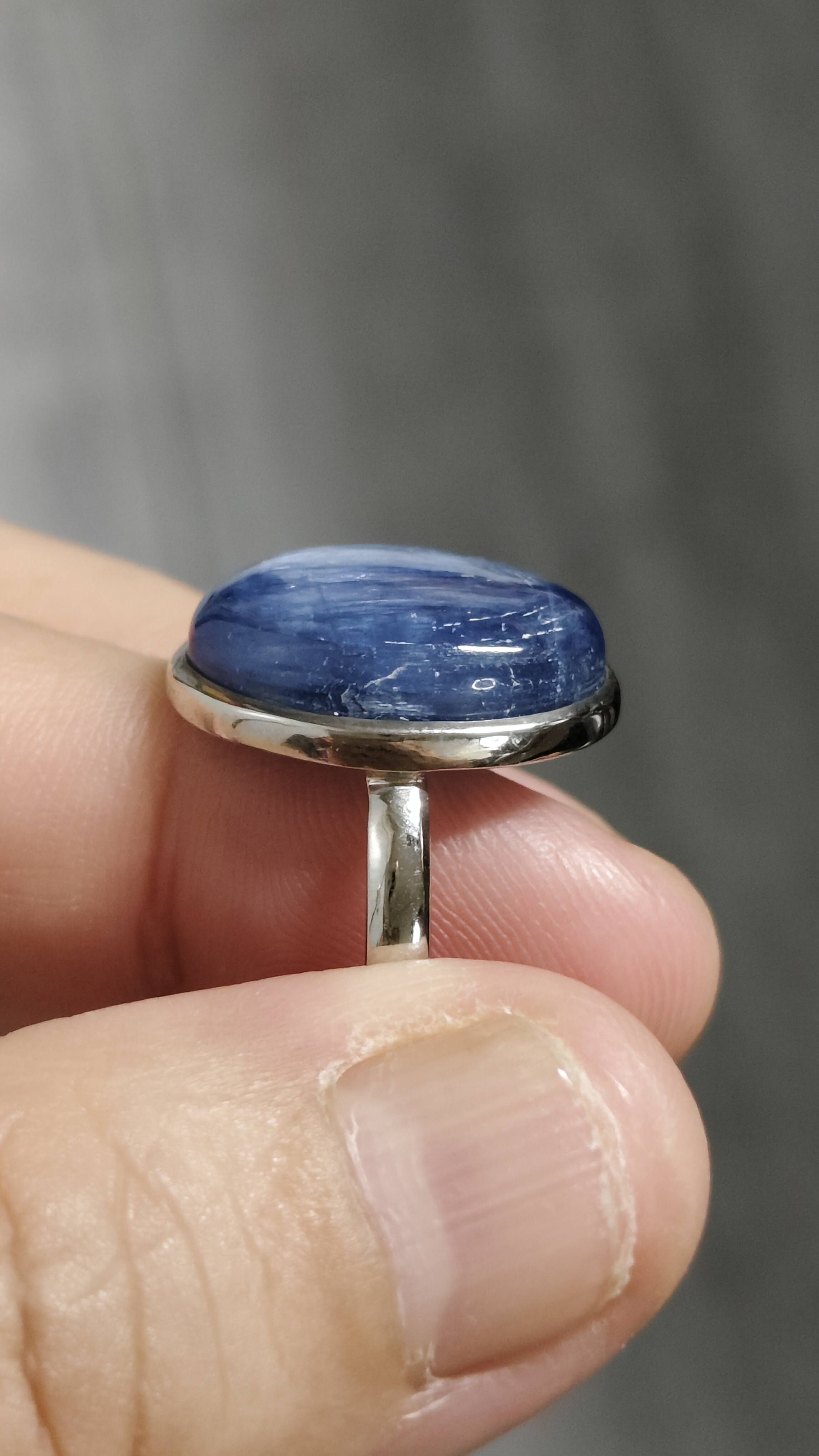 #แหวนหินคยาไนต์ #1ไซส์55.5 รหัสR-0042