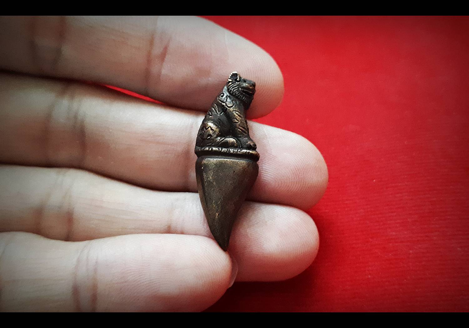 เสือ เนื้อโลหะชนวน ปี2559 - หลวงพ่อหนุน วัดพุทธโมกข์