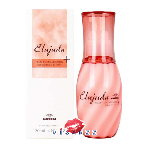 (แดง) Milbon Deesse’s Elujuda Frizz Fixer Emulsion+ Plus 120mL สำหรับผมเส้นใหญ่ ทรีทเมนท์สำหรับผมดัด ผมลอน ให้ผมที่ดัดลอน จัดทรงได้ง่ายขึ้น