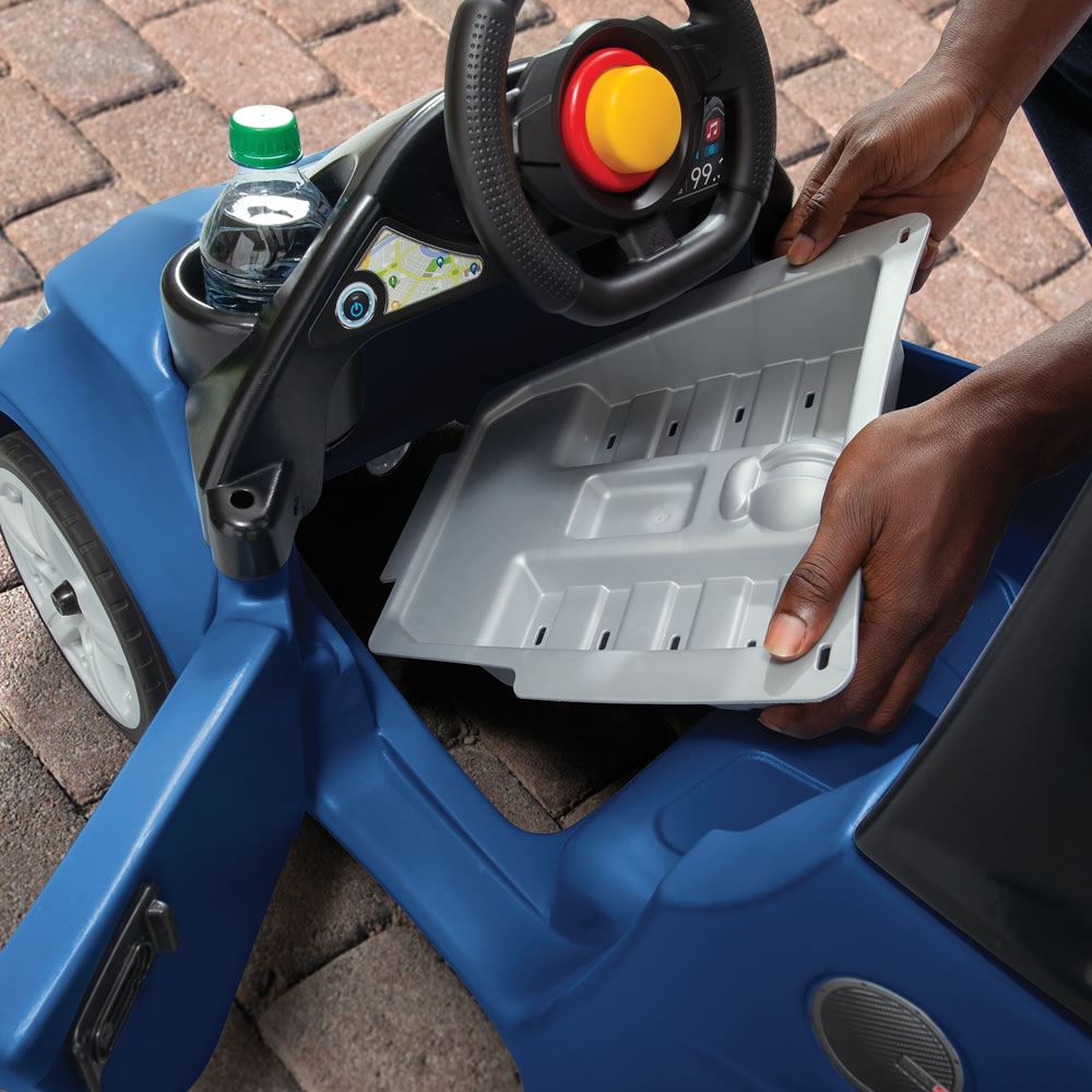 รถขาไถพร้อมหลังคามือจับ Step2 Turbo Coupe Foot-to-Floor (Blue)