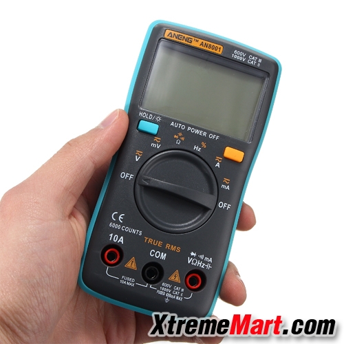 มัลติมิเตอร์ดิจิตอล ANENG รุ่น AN8001 แบบพกพา (Digital Multimeter)