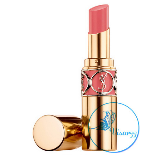 YSL Rouge Volupte Shine # 13 Pink in Paris สีชมพู ลิปสติกรุ่นใหม่ล่าสุด ให้ปากดูแวววาวชุ่มชื้น อิ่มเอิบ สุขภาพดี