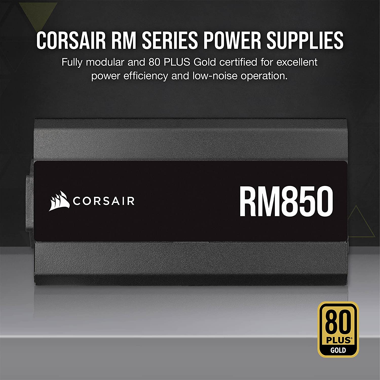 PSU CORSAIR RM Series (2021), RM850, 850 Watt, 80 Plus Gold Certified, Fully Modular Power Supply