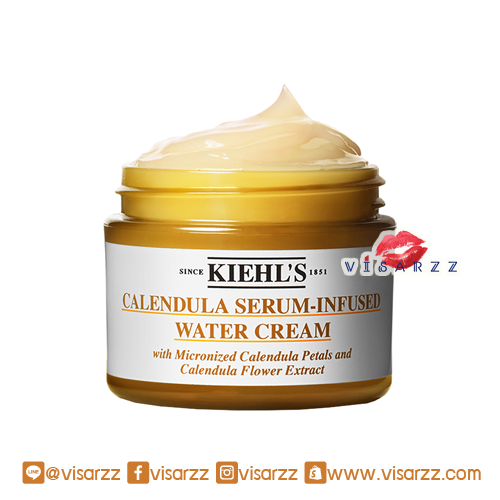 (ไซส์สุดคุ้ม 100mL) Kiehl's Calendula Serum-Infused Water Cream วอเตอร์ครีมที่ผสาน Calendula serum ลงไป โดยใช้สารสกัดจากดอกคาเลนดูลาความเข้มข้นสูงสุดเท่าที่เคยใช้มา