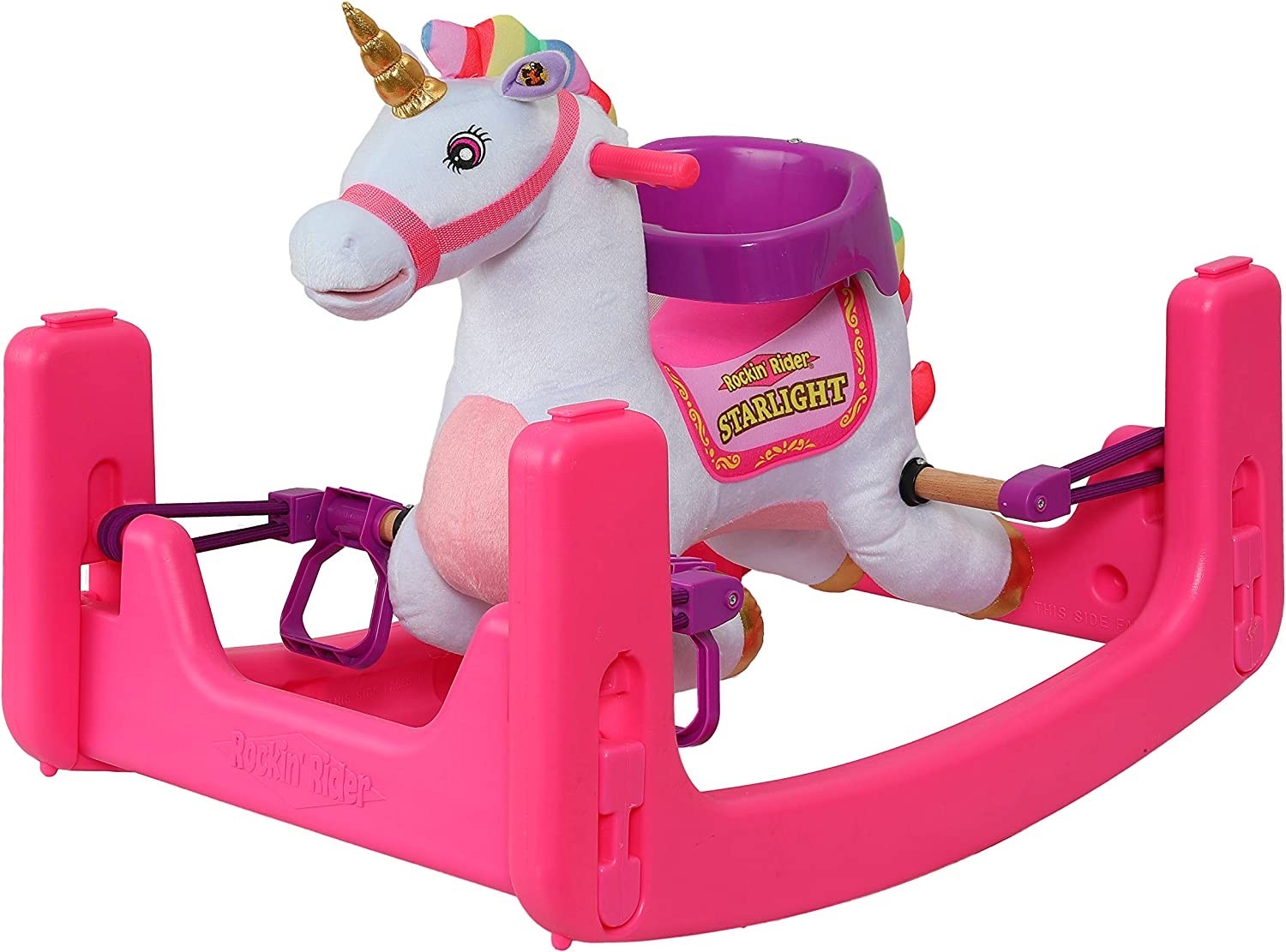 ม้าโยกไกวเด้งดึ๋งสุดมหัศจรรย์ Rockin' Rider Starlight Grow-with-Me Unicorn