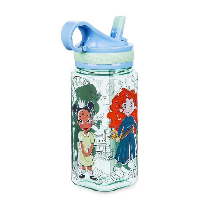 กระติกน้ำแบบหลอดดื่มสำหรับเด็ก Disney Animators' Collection Water Bottle with Built-In Straw (2019)