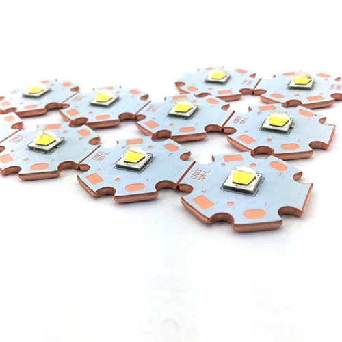 หลอด LED CREE XM-L2 U3 10W แสงขาวอมเหลือง (4500K) ฮีทซิ้งค์ทองแดง 20มม.