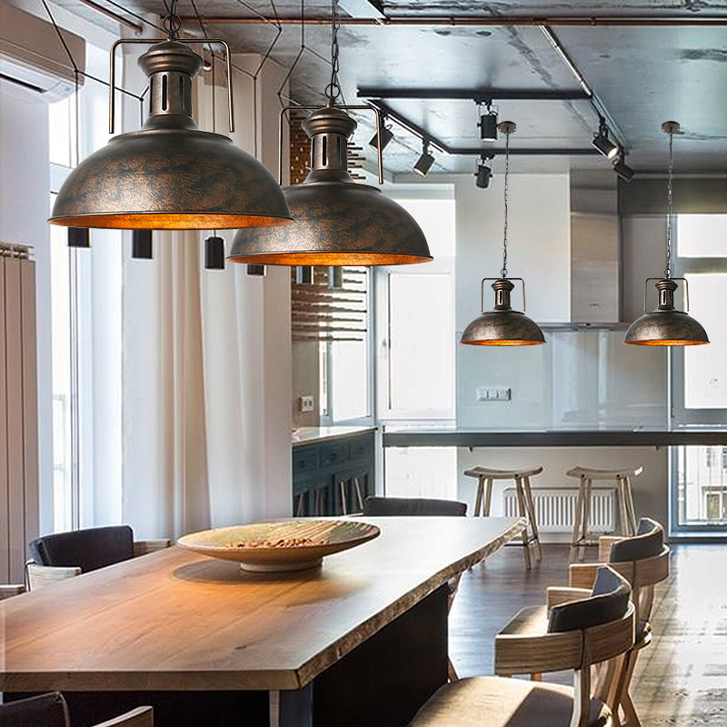 โคมไฟห้อยเพดาน Loft European Retro 42cm