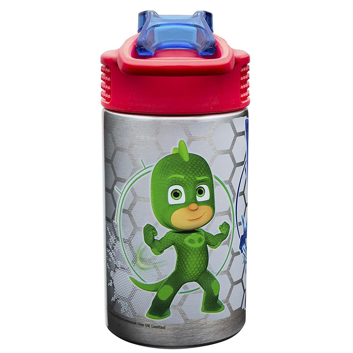 กระติกน้ำสเตนเลสพร้อมหลอดดื่ม Zak! PJ Masks Stainless Steel Reusable Water Bottle