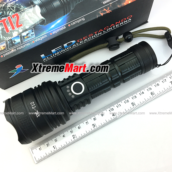 ชุดเซตไฟฉาย Hi-Power XML T12 JX-9911 5Mode 5000LM LED Flashlight 1x18650