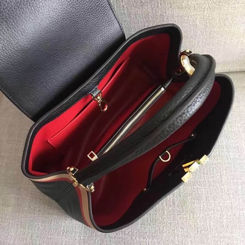 กระเป๋า l capucines mm 14 นิ้ว รุ่นใหม่สีดำ