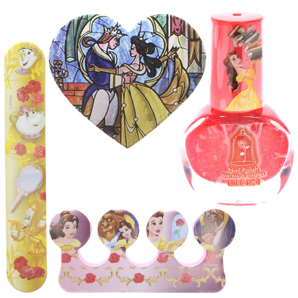 ชุดยาทาเล็บปลอดสารพิษและอุปกรณ์ดูแลเล็บ Townleygirl Nail Kit (Beauty & the Beast)