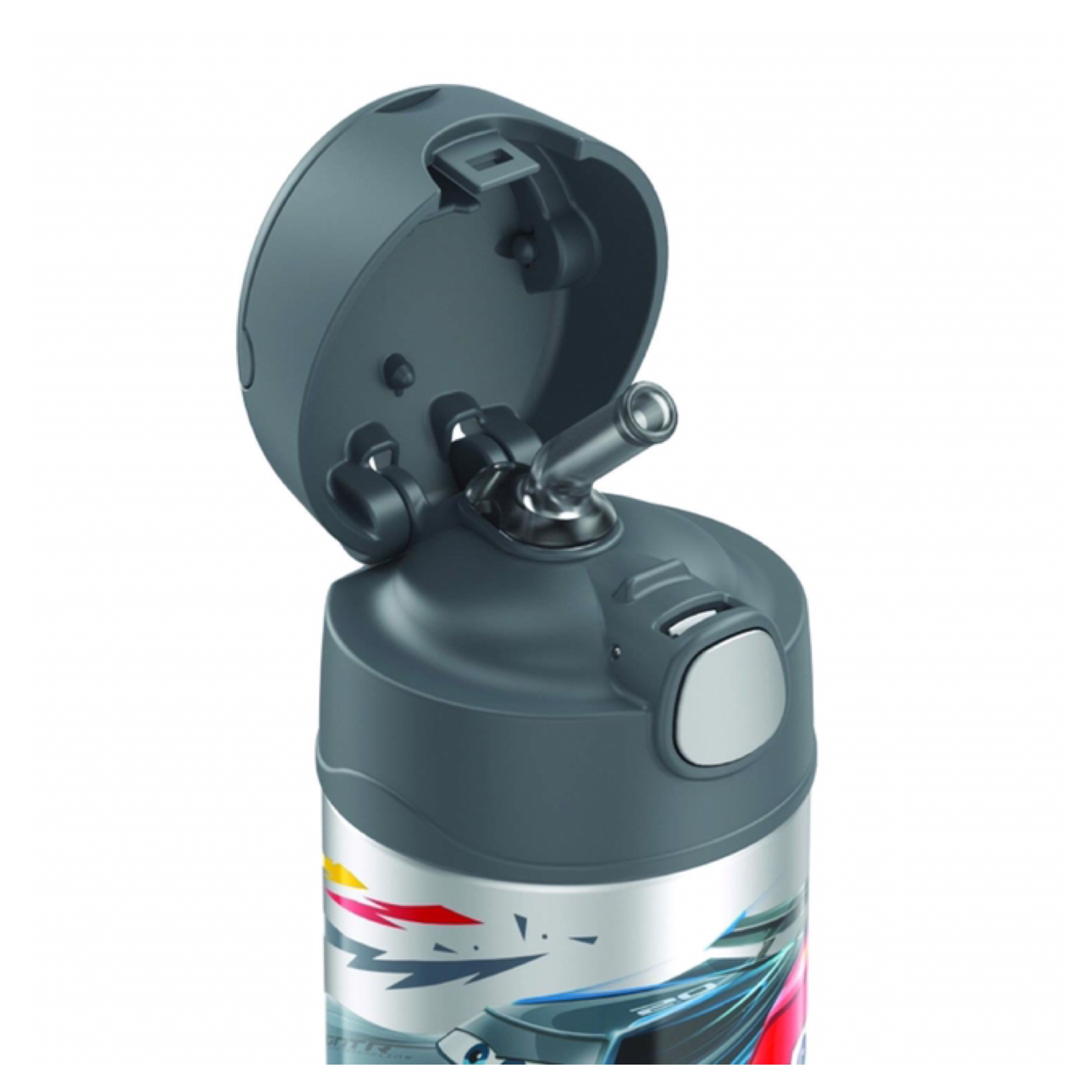 กระติกน้ำสเตนเลสรักษาอุณหภูมิ Thermos Disney Cars 3 FUNtainer Vacuum Insulated Stainless Steel Bottle 12OZ