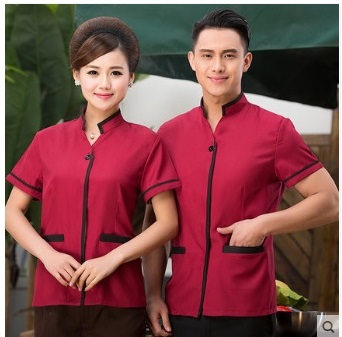 D6203001 เสื้อพนักงานโรงแรม เสื้อแม่บ้าน เสื้อพ่อบ้าน เบลล์ D6203001 สีภาพ L-4XL
