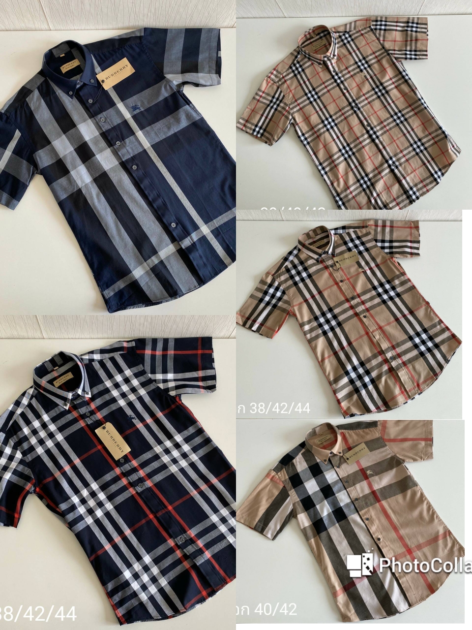 เสื้อเชิ้ตแขนสั้น ชาย bb size m-xxl