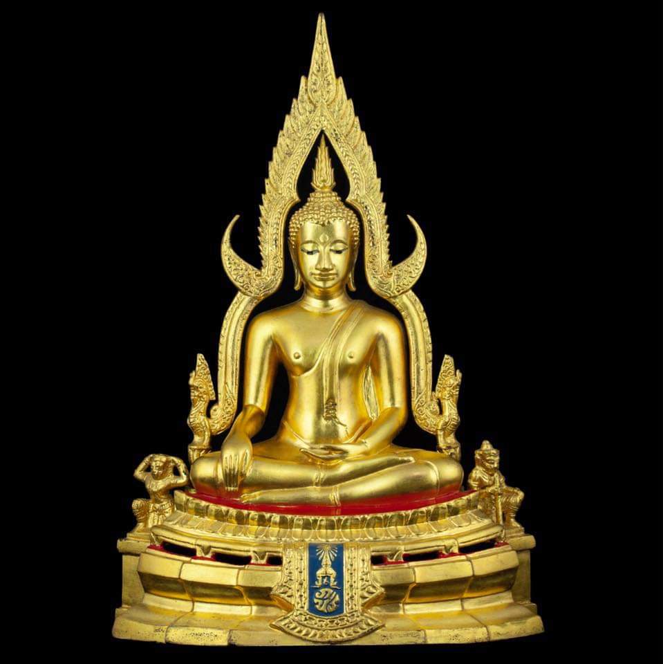 รูปหล่อ พระพุทธชินราช หน้าตัก5นิ้ว เนื้อโลหะทองเหลือง ปิดทอง