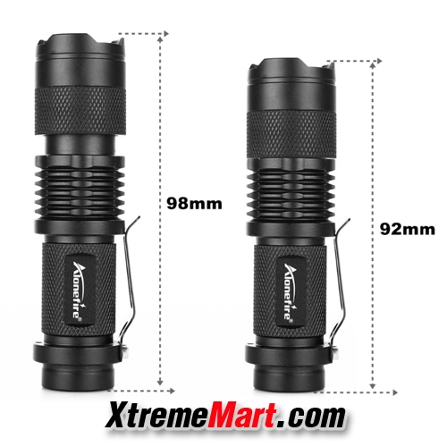 ไฟฉาย mini UV Alonefire รุ่น SK68 UV 395nm flashlight ซูมได้