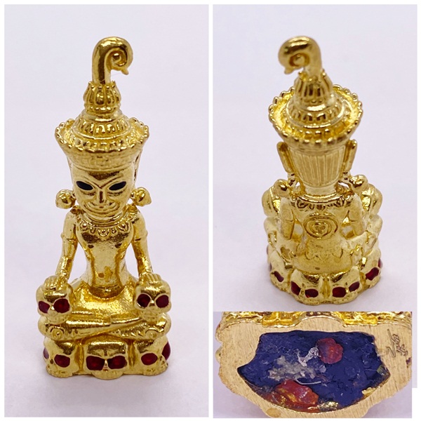 พญางั่งเก้าโกฏิ เนื้อทองสัมฤทธิ์ พระอาจารย์อำนาจ สำนักปฏิบัติธรรมมหาวีโร 2567