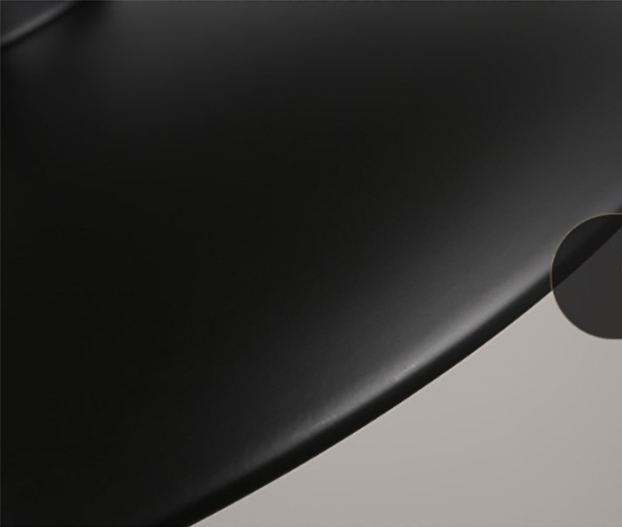 โคมไฟห้อยเพดาน American Industrial Wide สีดำ 32x18cm [W33201]