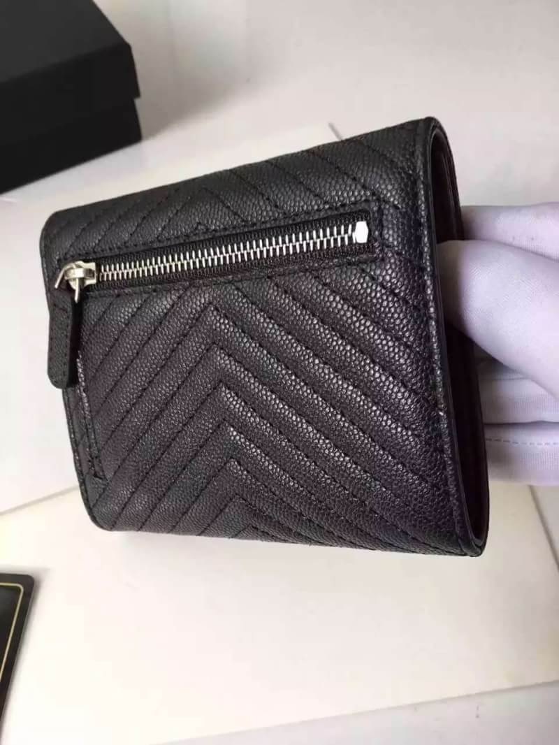 กระเป๋าสตางค์ cn small wallet สีดำ ใบสั้น