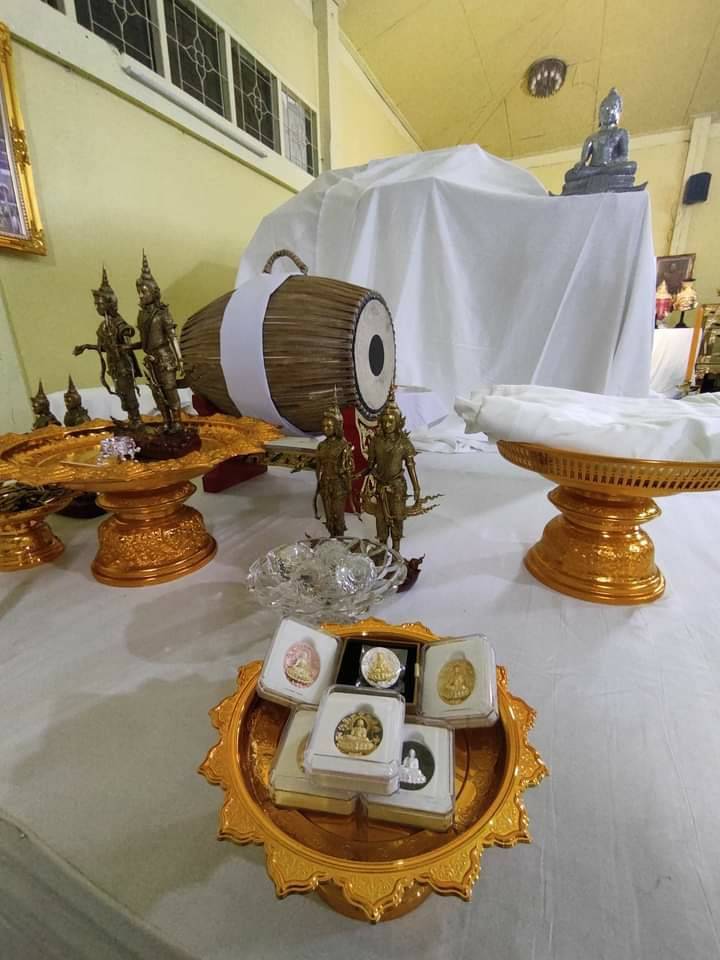 เหรียญพระไภษัชย (พระหมอ) - ครูบากฤษดา วัดสันพระเจ้าแดง ปลุกเสก ปี2563