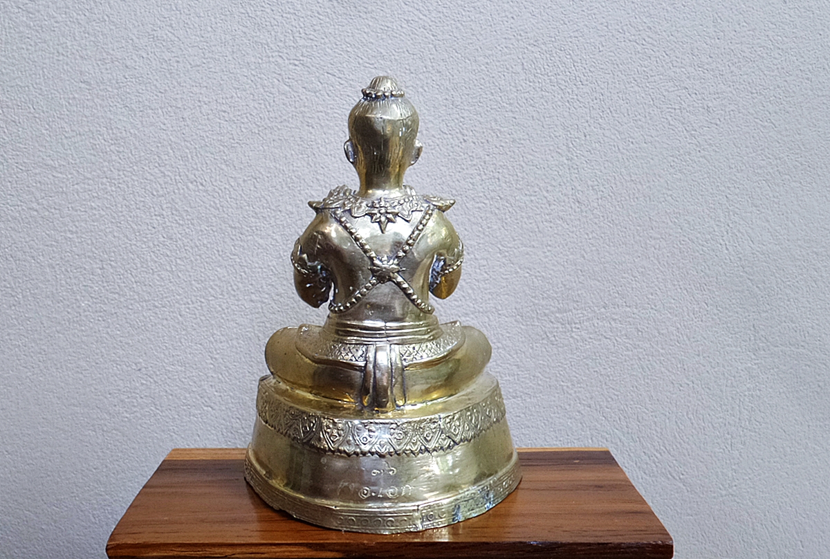 กุมารทอง อมตฤทธิ์ เนื้อทองเหลือง อุดมวลสาร ปี2559 (ขนาดตั้งบูชา หน้าตัก4นิ้ว สูง7นิ้ว) - (หลวงพ่อรักษ์ หลวงปู่ยวง ปลุกเสก)