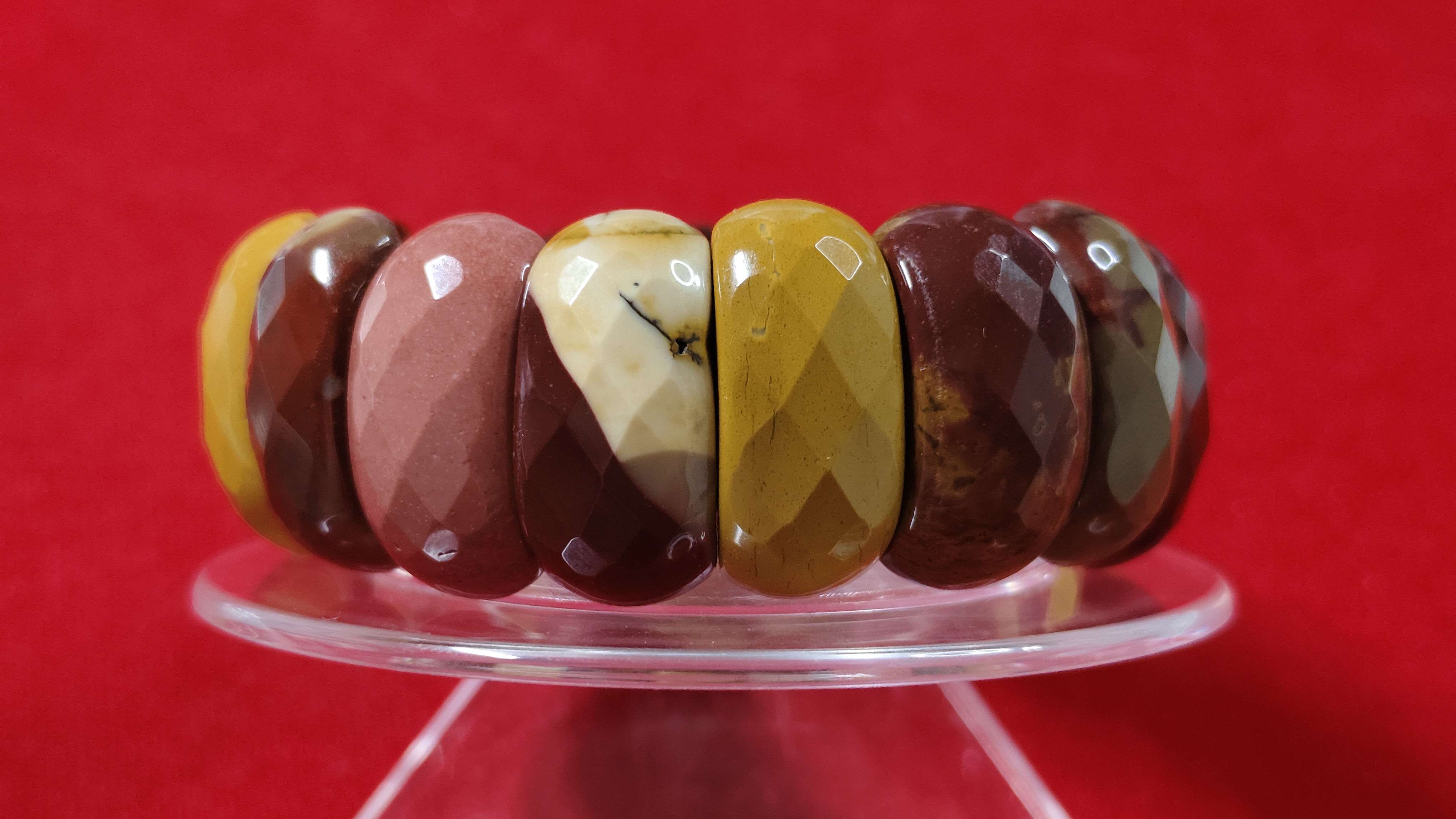 #ข้อมือหินมูไคต์ แจสเปอร์ รหัสbh-0051