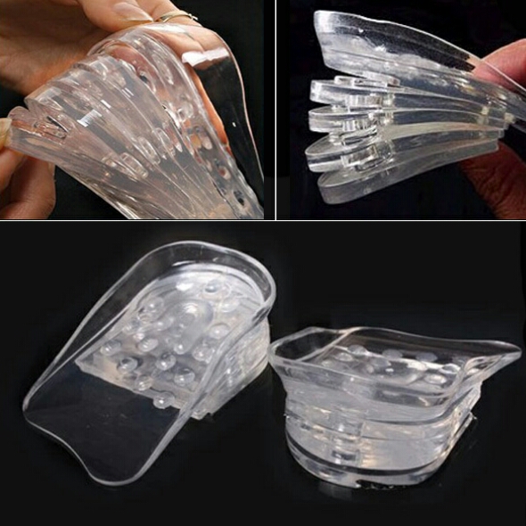 แผ่นซิลิโคนเสริมส้นเท้าเสริมความสูง