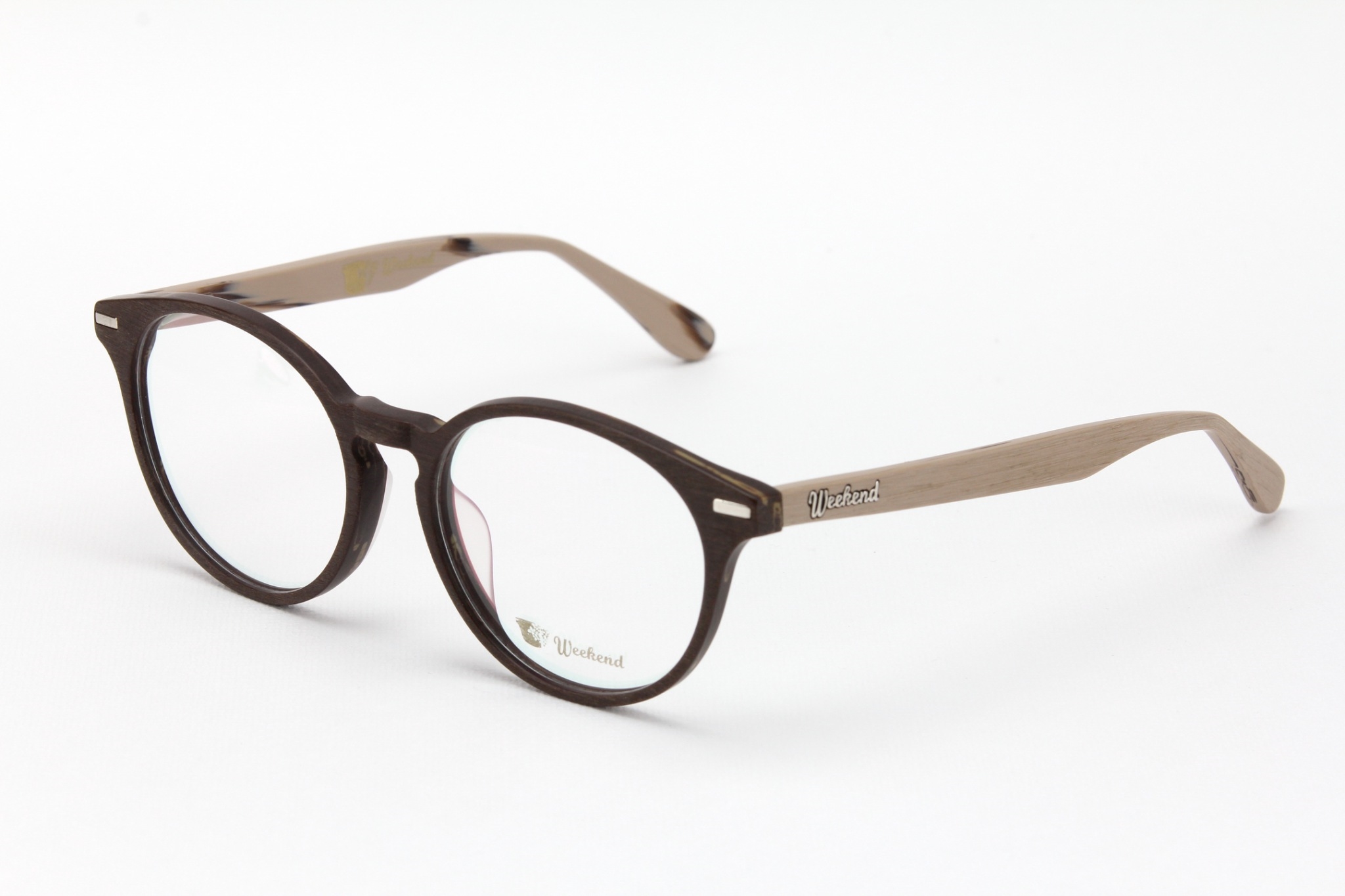 กรอบแว่นสายตาพร้อมคลิปกันแดด Weekend Sydney Silver