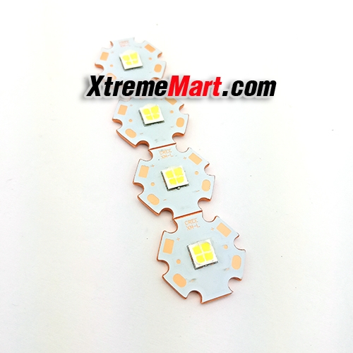 หลอด LED XLamp Cree XHP-50 6V แสงสีขาว 6000K ฐานทองแดง 20mm