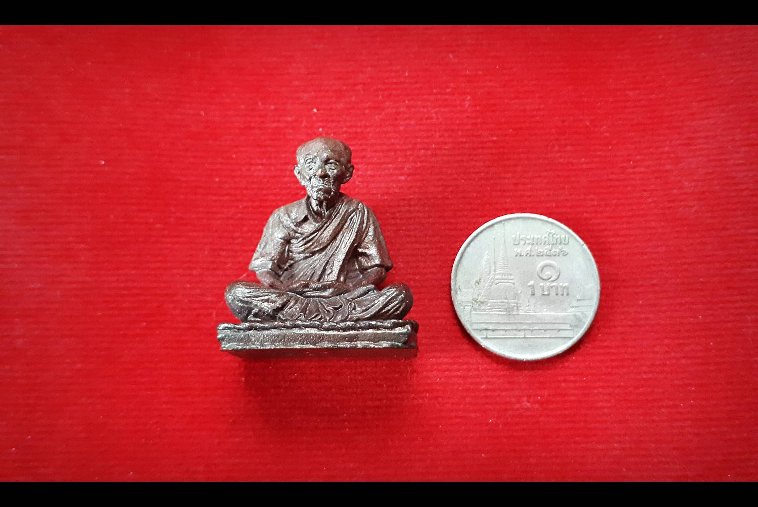 รูปหล่อ รุ่น3 (สร้างในวาระโอกาศ ที่ระลึกครบ100วัน ถึงแก่กรรมละสังขาร) ปี2561 #รับประกันแท้ - อาจารย์ปู่เม่า แย้มทับ