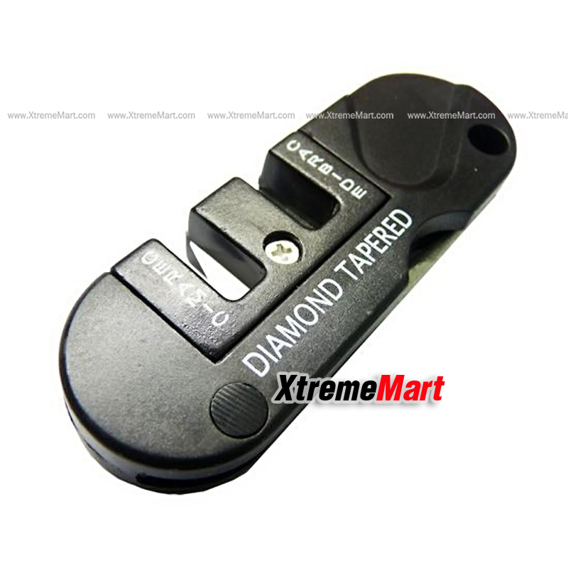 ชุดหินลับมีด ที่ลับมีดพกพา CERAMIC,CARBIDE ขนาดกระทัดรัดพกพาสะดวก มีหางหนูสำหรับลับมีดกึ่งหยักได้