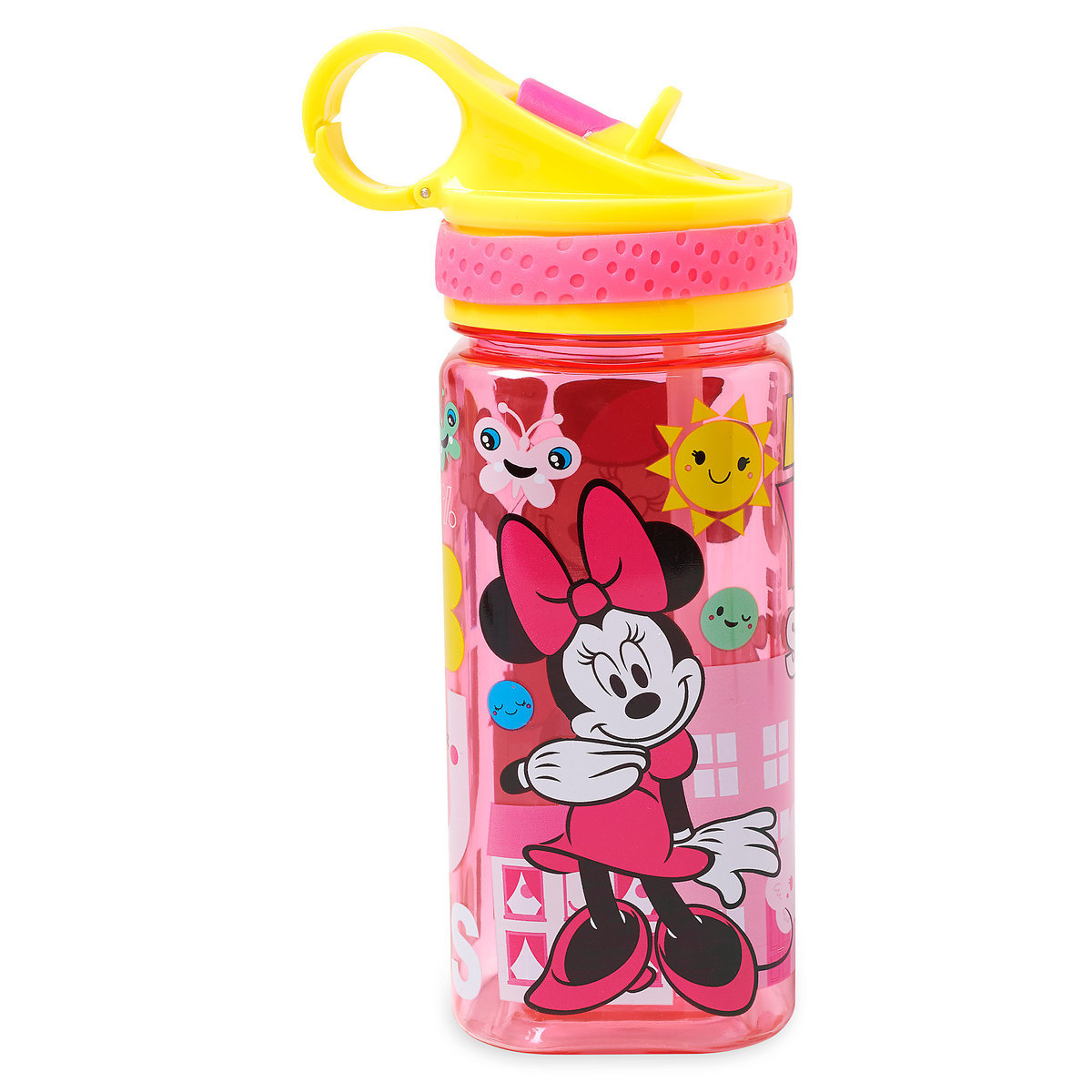 กระติกน้ำแบบหลอดดื่มสำหรับเด็ก Disney Water Bottle with Built-In Straw (Minnie Mouse)