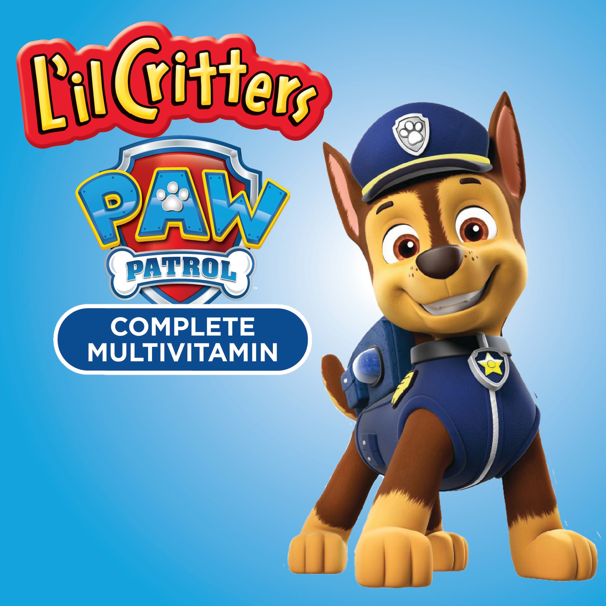 วิตามินรวมสำหรับเด็กชนิดกัมมี่ L'il Critters Paw Patrol Complete Multivitamin (190 Gummies)