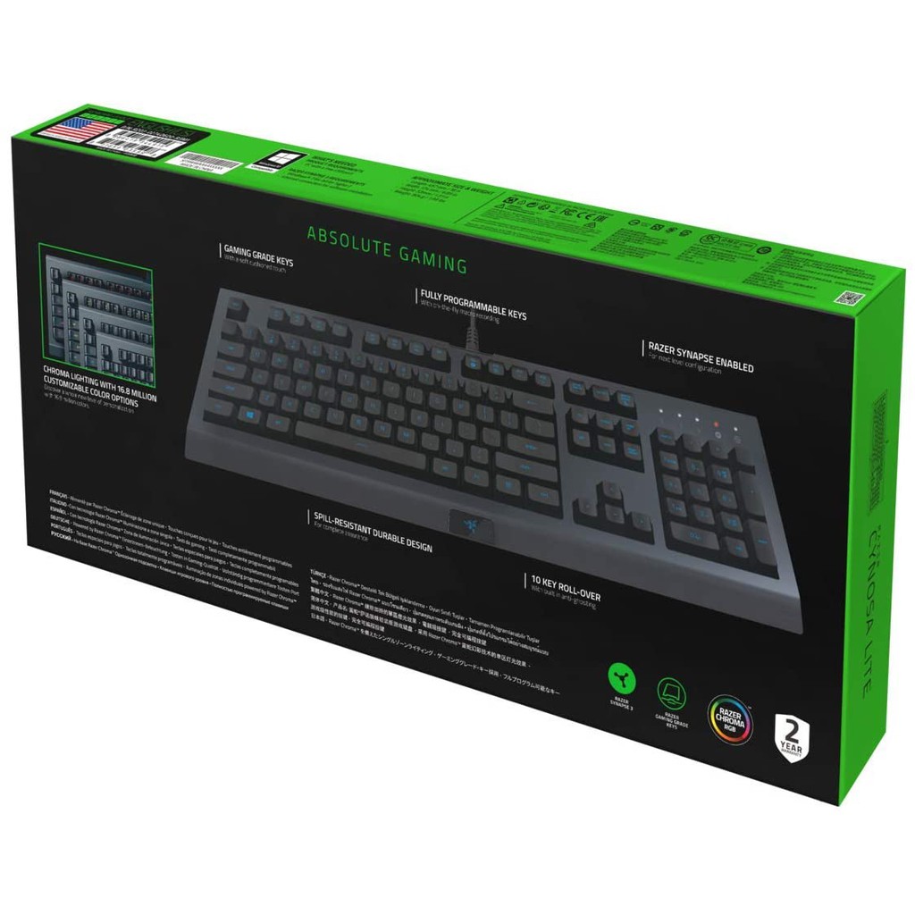(TH/EN) Razer Cynosa Lite - Gaming Keyboard with RGB (RUBBER DOME SWITCH) #คีย์บอร์ดเกมมิ่ง