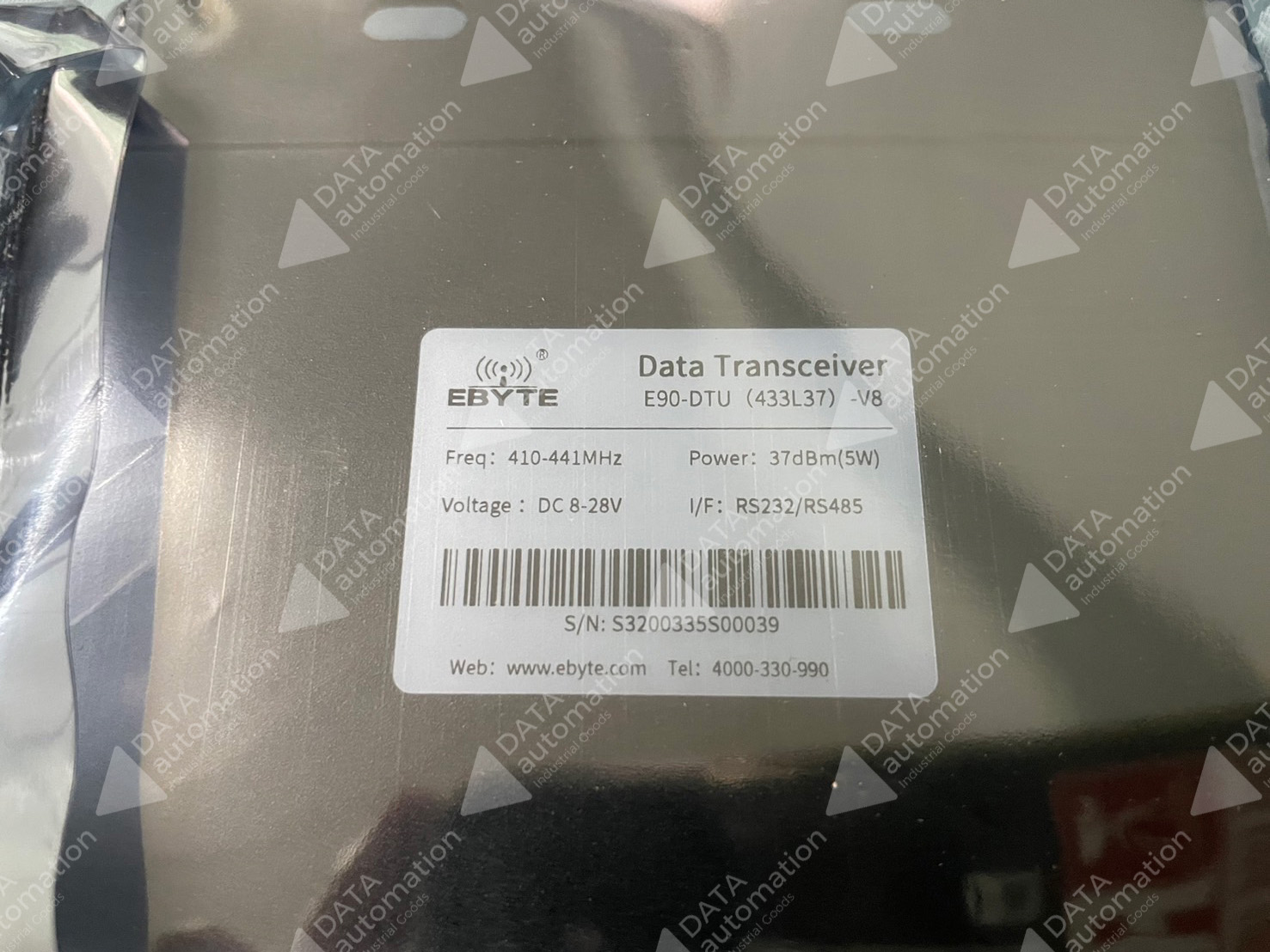 อุปกรณ์ส่งข้อมูลแบบไร้สาย E90-DTU(433L37) RS232/485 lora wirelss modem (รวมแหล่งจ่ายไฟ/เสาส่งแรงสูง