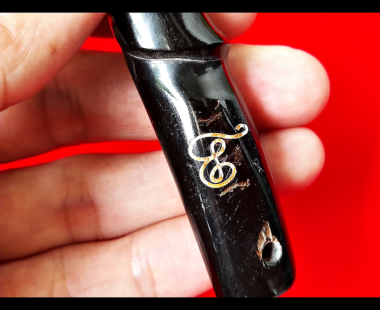 ปลัดขิก เนื้อเขาควายแท้ บรรจุผงมวลสาร ปี2563 หลวงพ่อกวย วัดโฆสิตาราม(วัดบ้านแค) จ.ชัยนาท - #สร้างและปลุกเสกจากวัดโฆสิตาราม #รับประกันแท้