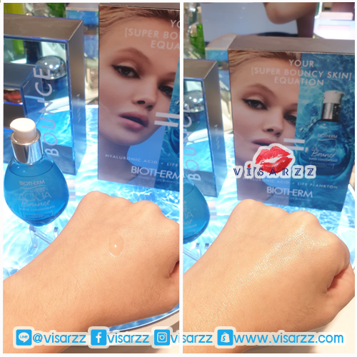 Biotherm Aqua Bounce Super Concentrate 50mL ครีมเติมน้ำให้ผิวช่วยฟื้นบำรุงผิวให้กลับมาดูเด้ง เนียนนุ่ม และอิ่มน้ำทันทีที่ใช้ ฟื้นบำรุงผิวแห้งกร้านให้กลับมาดูเด้ง เนียนนุ่ม และอิ่มน้ำ